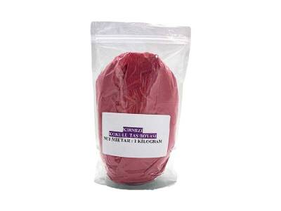 Kırmızı Taş Boyası Toz 1 KG - 1