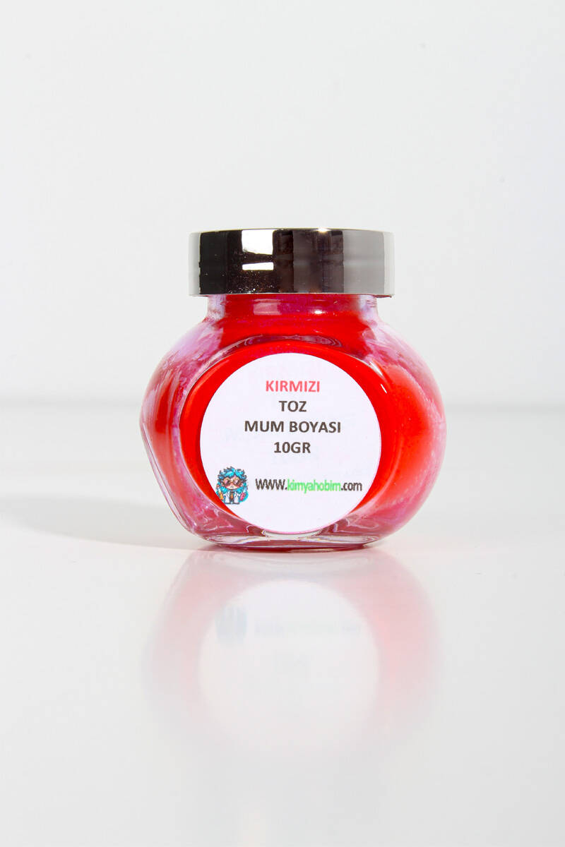 Kırmızı Toz Mum Boyası 10GR - 1