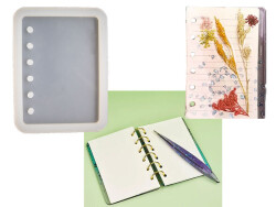 Küçük Boy Defter ve Sekreterlik Epoksi Reçine Kalıbı KHEPK598 - 2