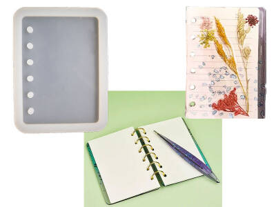 Küçük Boy Defter ve Sekreterlik Epoksi Reçine Kalıbı KHEPK598 - 2