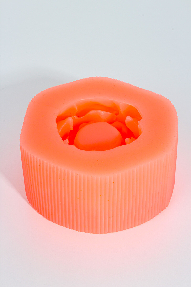 Lotus Çiçeği Mumluk Tealight Sukulent Beton Taş Tozu Silikon Kalıbı KHB129 - 5