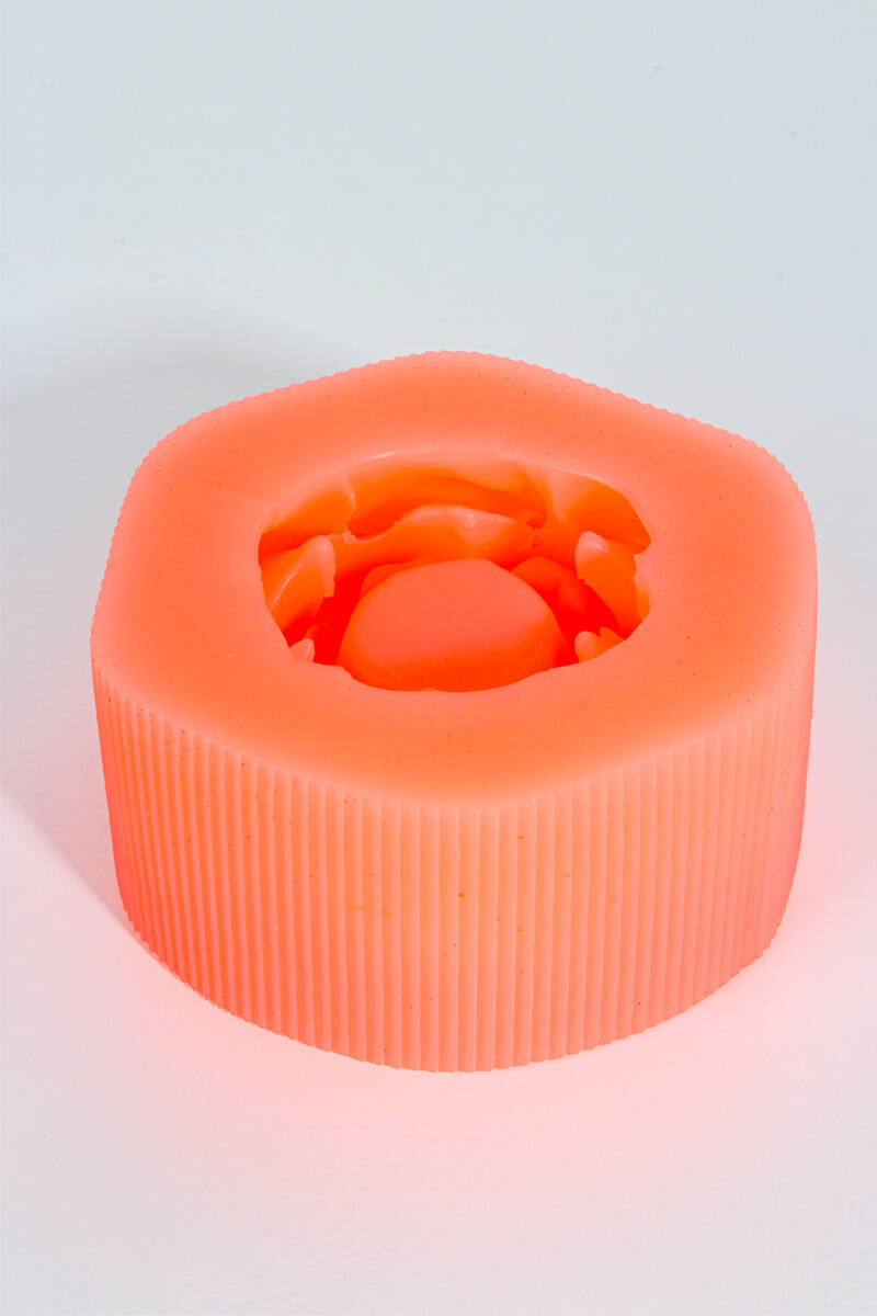 Lotus Çiçeği Mumluk Tealight Sukulent Beton Taş Tozu Silikon Kalıbı KHB129 - 5