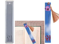 Love Yazılı Kitap Ayracı Epoksi Reçine Kalıbı KHEPK319 - 2