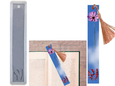 Love Yazılı Kitap Ayracı Epoksi Reçine Kalıbı KHEPK319 - 2
