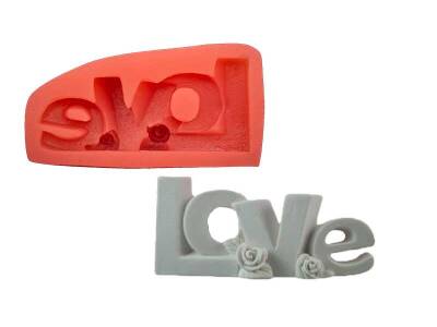 Love Yazılı Silikon Kalıbı KHH24 - 2