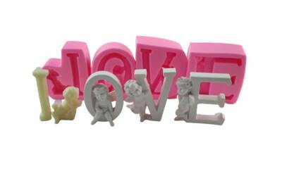 Love Yazısı Silikon Harf Kalıbı KHH20 - 2