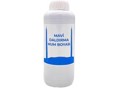 Mavi Daldırma Sıvı Mum Boyası 1 LT - 4