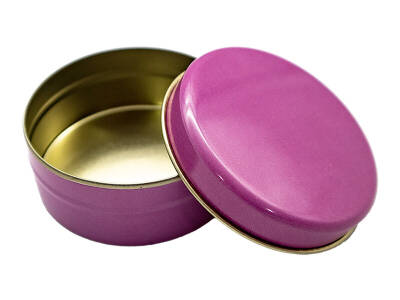 Metal Mum Kutusu Pembe 75 CC - 100 Adet - 2