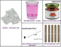 Mika Bardakta Jel Mum Yapım Seti - 2