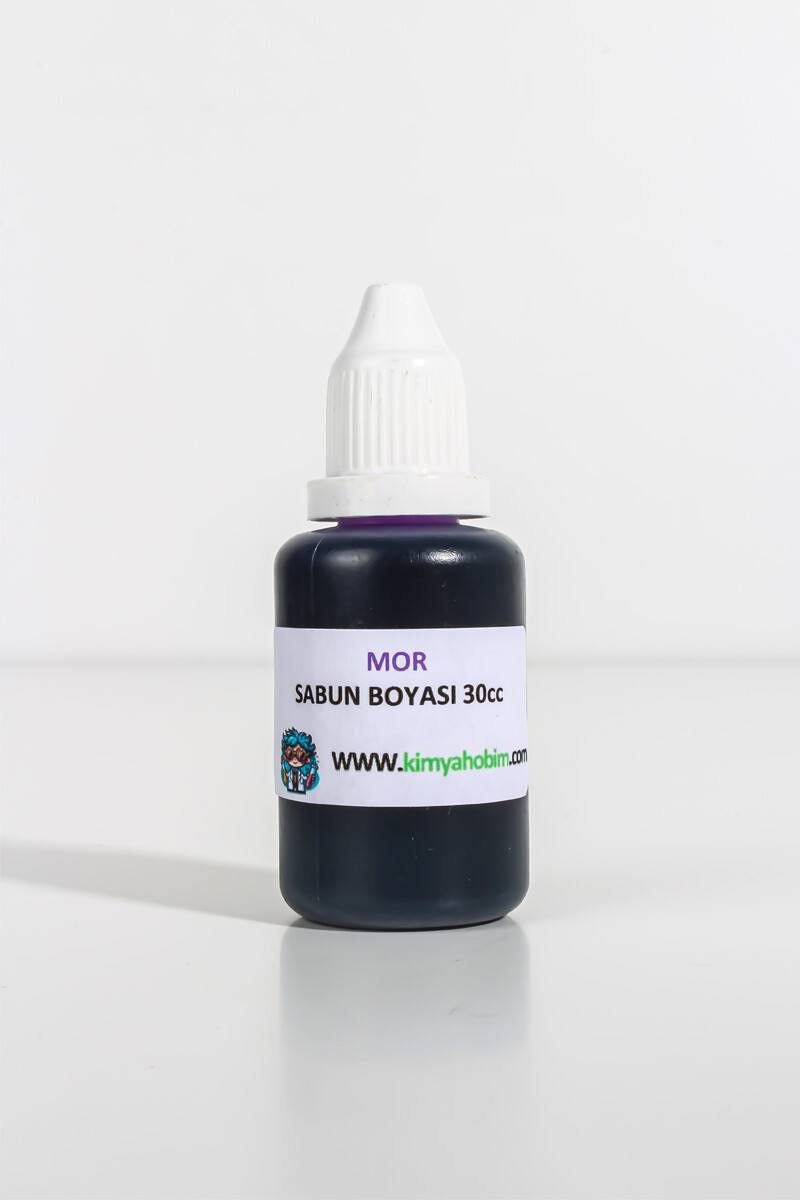 Mor Sıvı Sabun Boyası 30CC 
