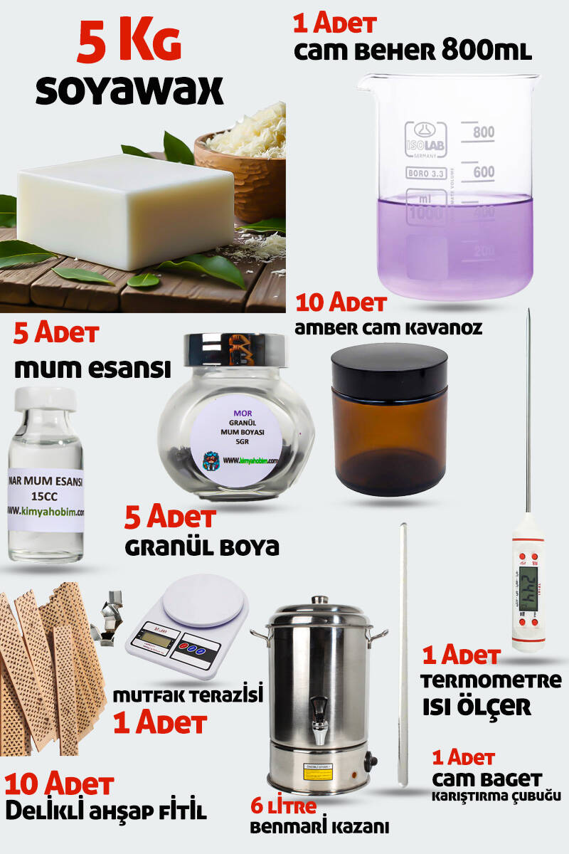 Mum Yapım Seti Soyawax KHMYSS5 - 1