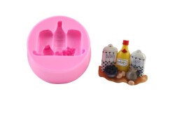 Mutfak Objeleri 2 Silikon Kalıbı PANO-47 - 