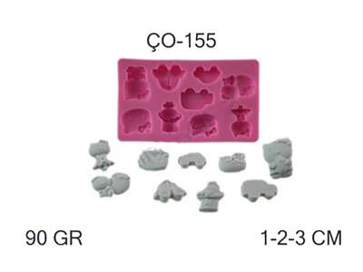 Objeler Silikon Kalıbı KHÇO155 - 3
