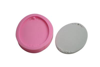 Oval Düz Taban Silikon Kalıbı KHÇE40 - 3