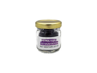 Petrol Yeşili Toz Mum Boyası 10 GR - 2