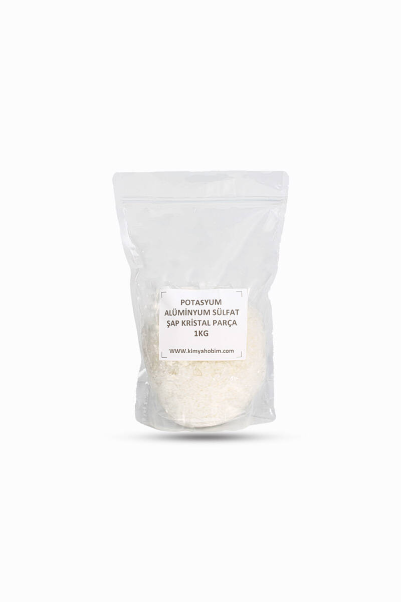 Potasyum Alüminyum Sülfat Şap Kristal Parça 1KG - 1