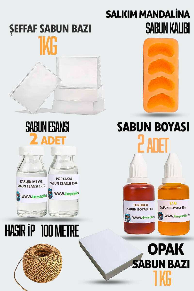 Salkım Mandalina Sabun Yapım Seti - 1