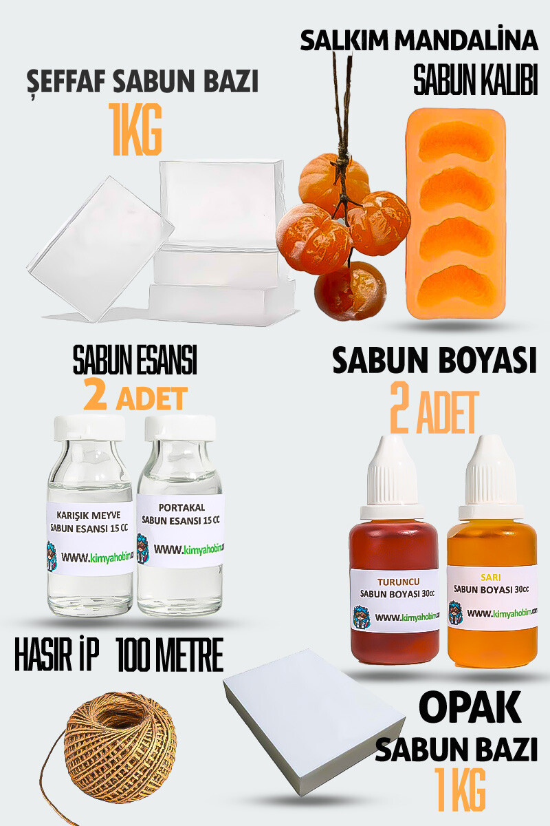 Salkım Mandalina Sabun Yapım Seti - 
