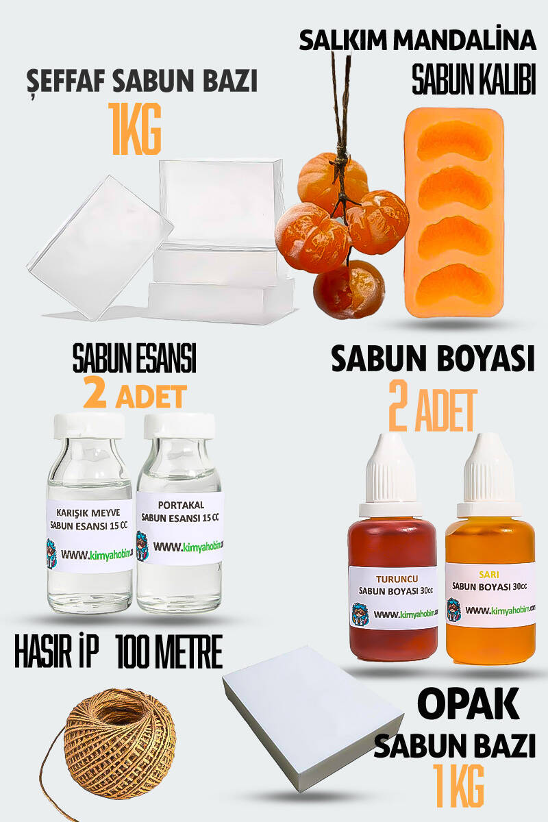 Salkım Mandalina Sabun Yapım Seti - 1