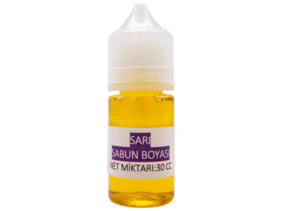 Sarı Sabun Boyası - Sıvı 30 CC - 1