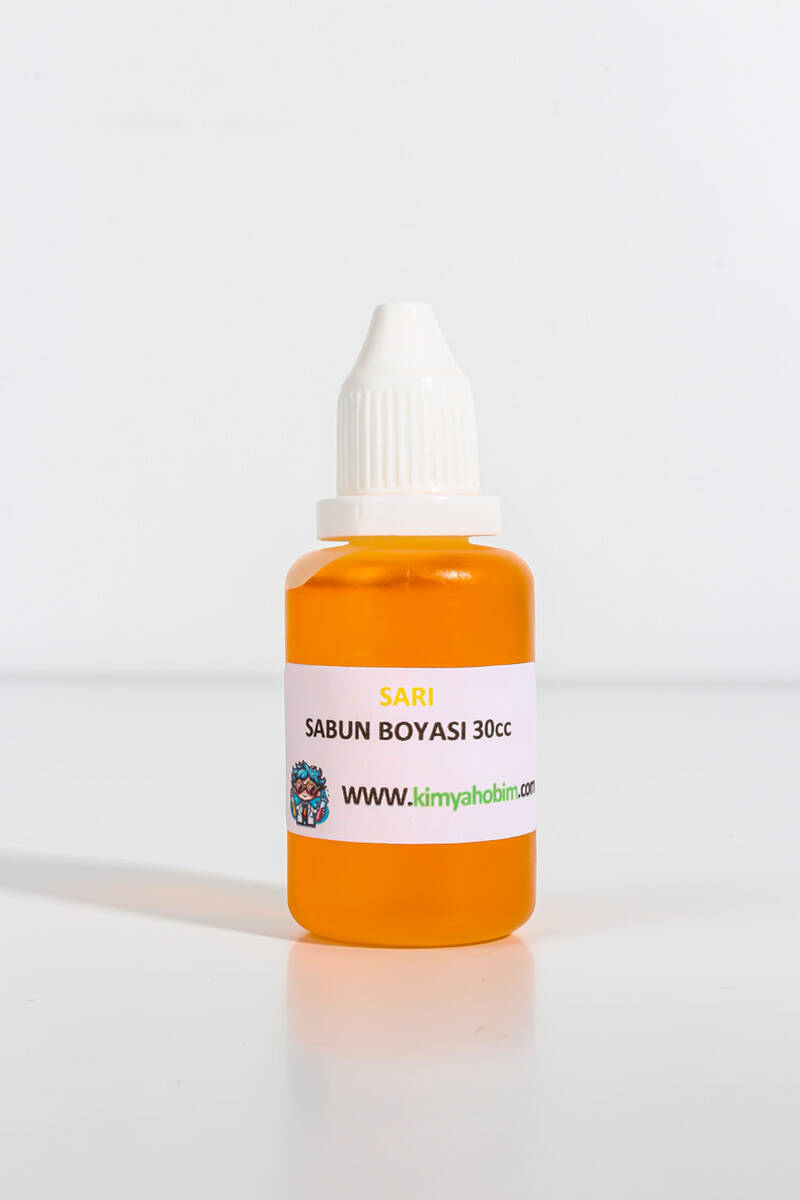 Sarı Sıvı Sabun Boyası 30CC - 1
