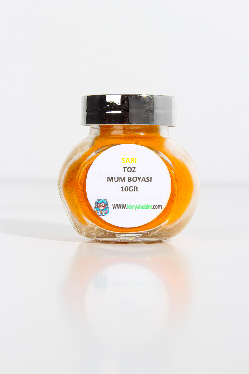Sarı Toz Mum Boyası 10GR 