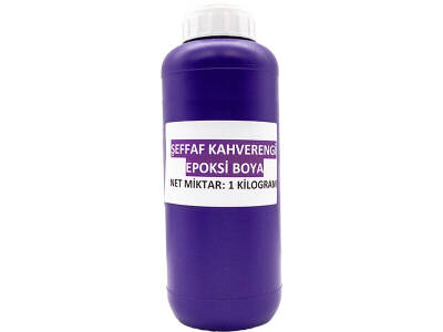 Şeffaf Kahverengi Epoksi Boya 1 KG - 1