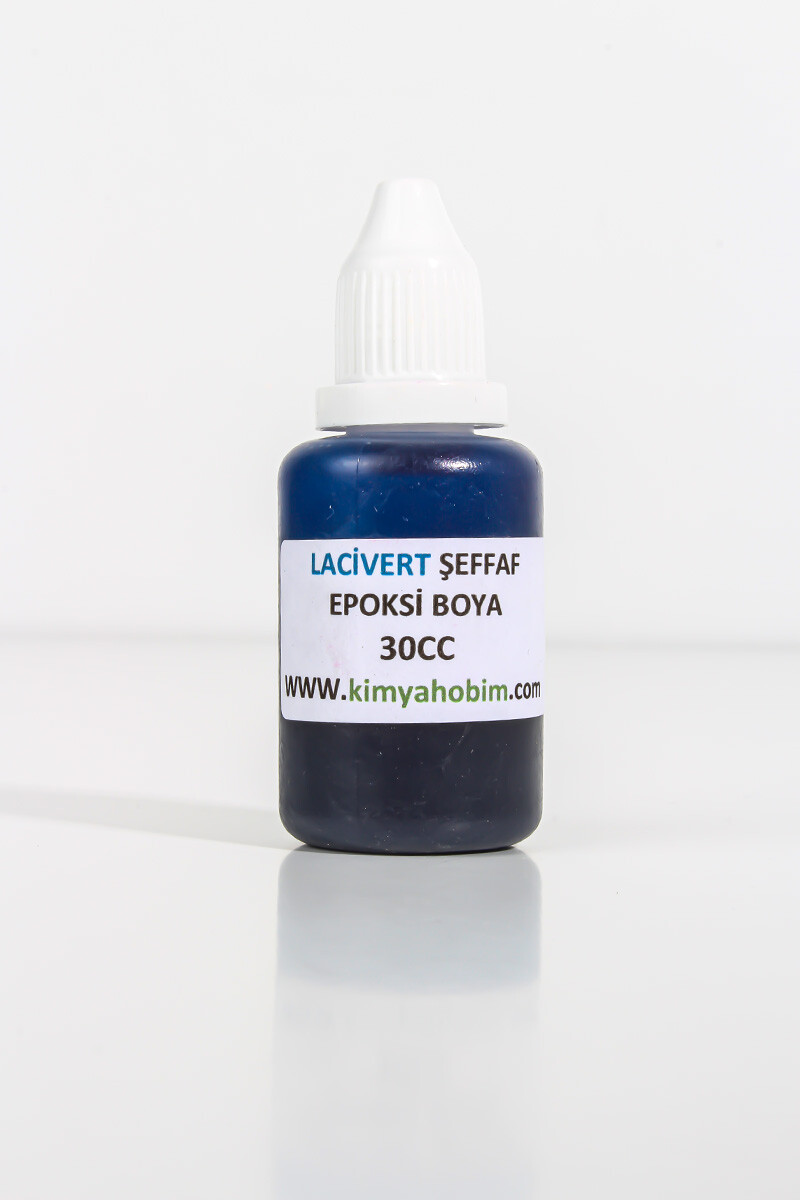 Şeffaf Lacivert Epoksi Boya 30CC 