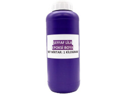 Şeffaf Lila Epoksi Boya 1 KG - 