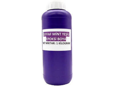 Şeffaf Mint Yeşili Epoksi Boya 1 KG - 1