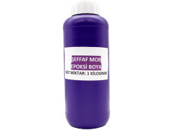 Şeffaf Mor Epoksi Boya 1 KG - 2