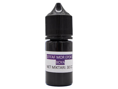 Şeffaf Mor Epoksi Boya 30CC - 1