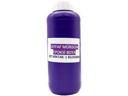 Şeffaf Mürdüm Epoksi Boya 1 KG - 2