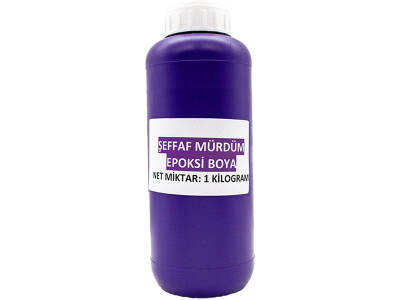 Şeffaf Mürdüm Epoksi Boya 1 KG - 2