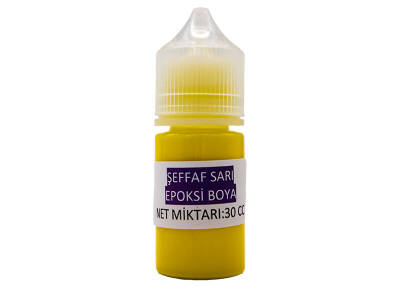 Şeffaf Sari Epoksi Boya 30CC - 1