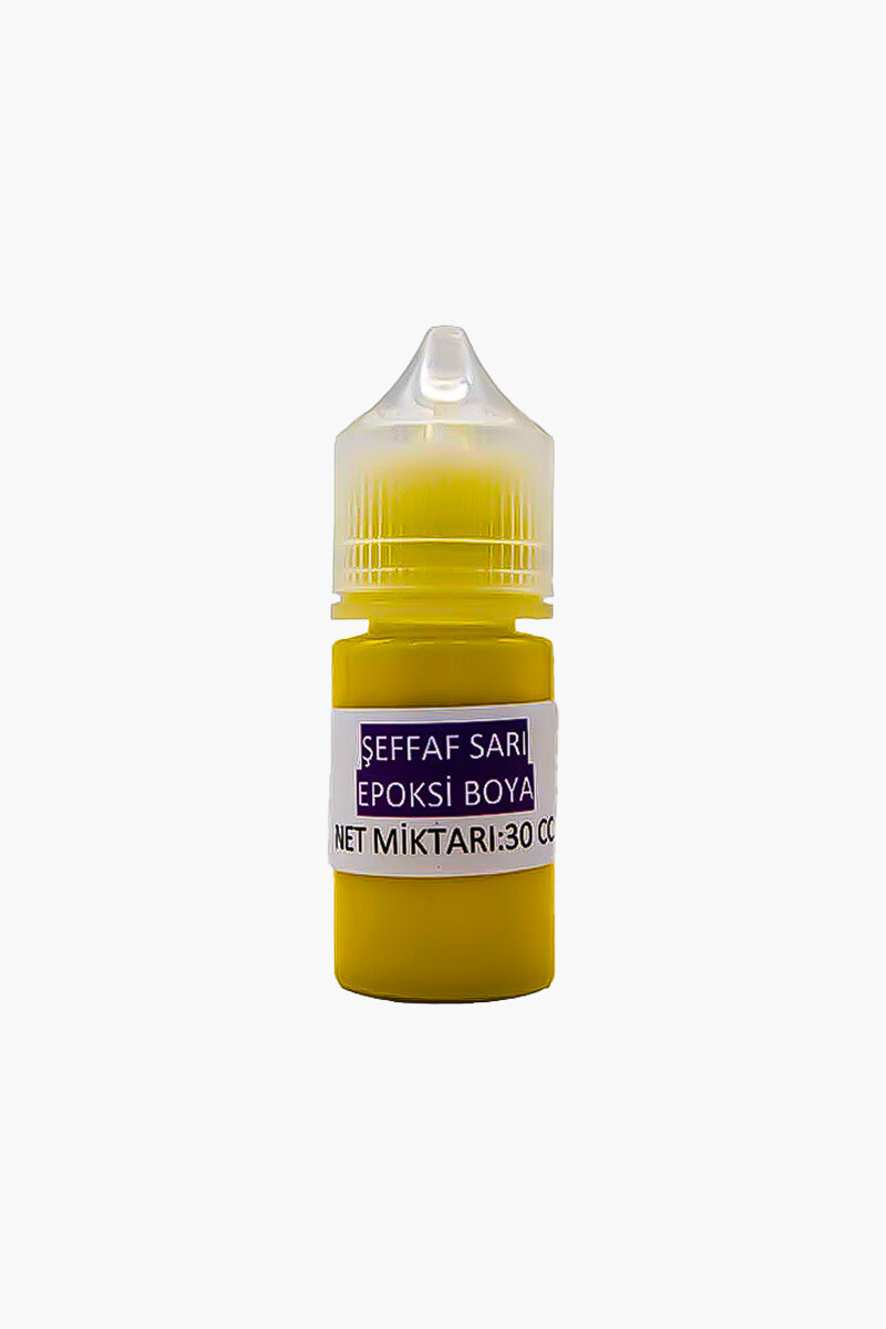 Şeffaf Sarı Epoksi Boya 30CC 
