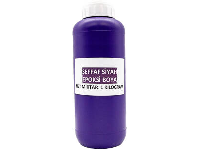 Şeffaf Siyah Epoksi Boya 1 KG - 2