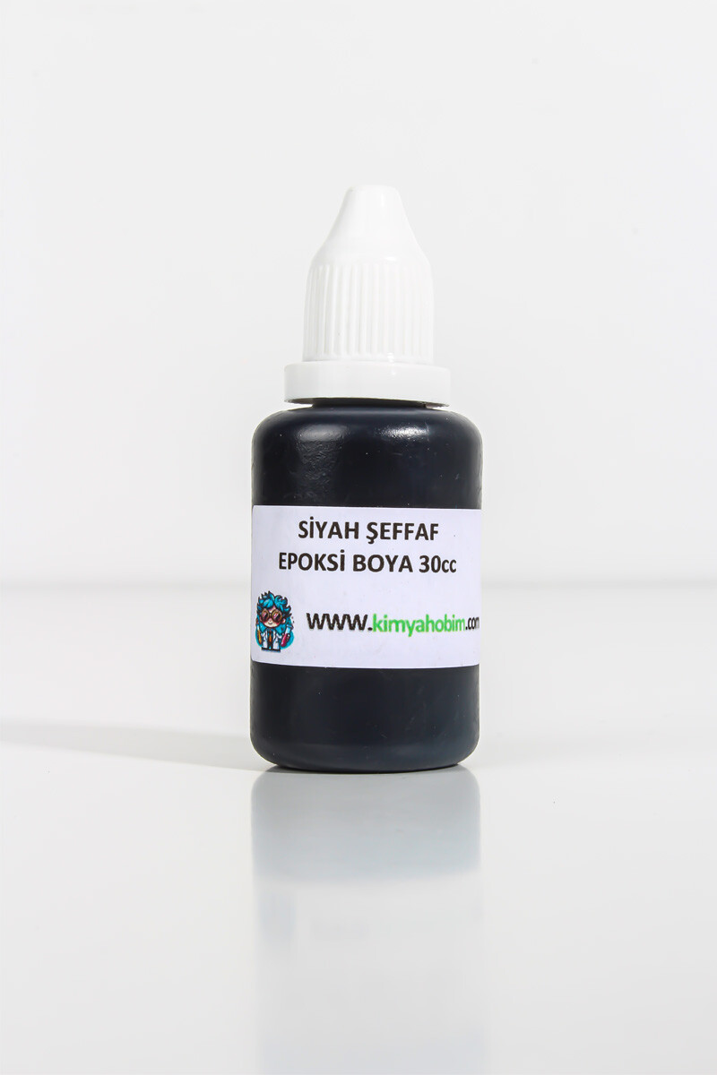 Şeffaf Siyah Epoksi Boya 30CC - 
