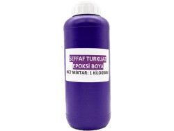 Şeffaf Turkuaz Epoksi Boya 1 KG - 2