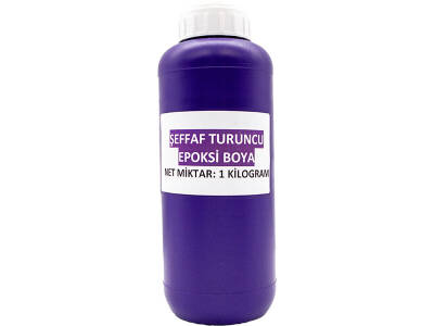 Şeffaf Turuncu Epoksi Boya 1 KG - 2