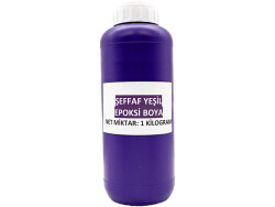 Şeffaf Yeşil Epoksi Boya 1 KG - 