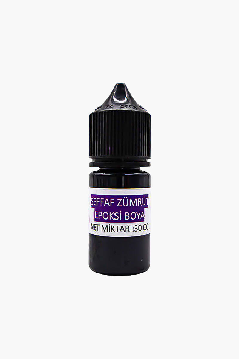 Şeffaf Zümrüt Epoksi Boya 30CC - 1
