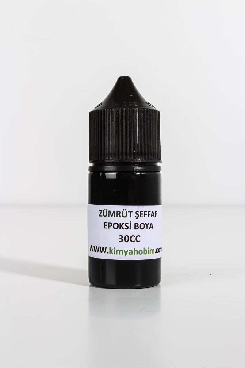 Şeffaf Zümrüt Epoksi Boya 30CC - 