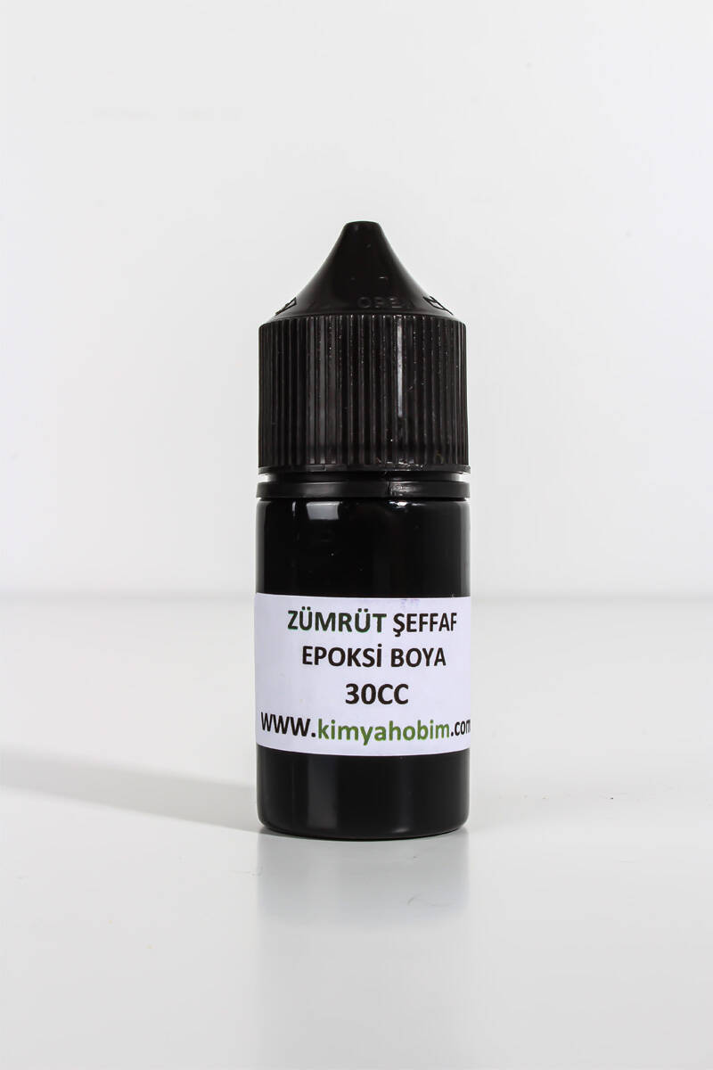 Şeffaf Zümrüt Epoksi Boya 30CC - 1