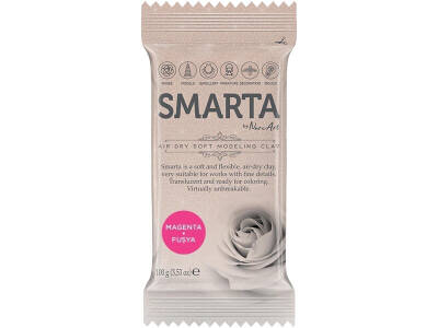 Smarta Modelleme Hamuru Fuşya 100 GR - 1