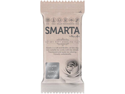 Smarta Modelleme Hamuru Gümüş 60 GR - 2