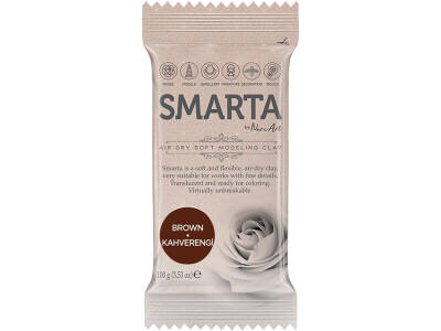 Smarta Modelleme Hamuru Kahverengi 100 GR - 1