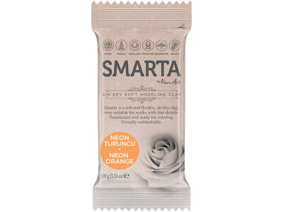 Smarta Modelleme Hamuru Neon Turuncu 100GR - 1