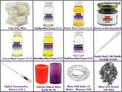 Soya Wax Mum Yapım Seti - 2