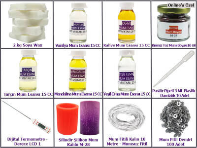 Soya Wax Mum Yapım Seti - 2